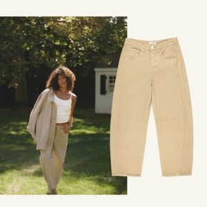 NWT PARKE horseshoe jean in camel SIZE 24